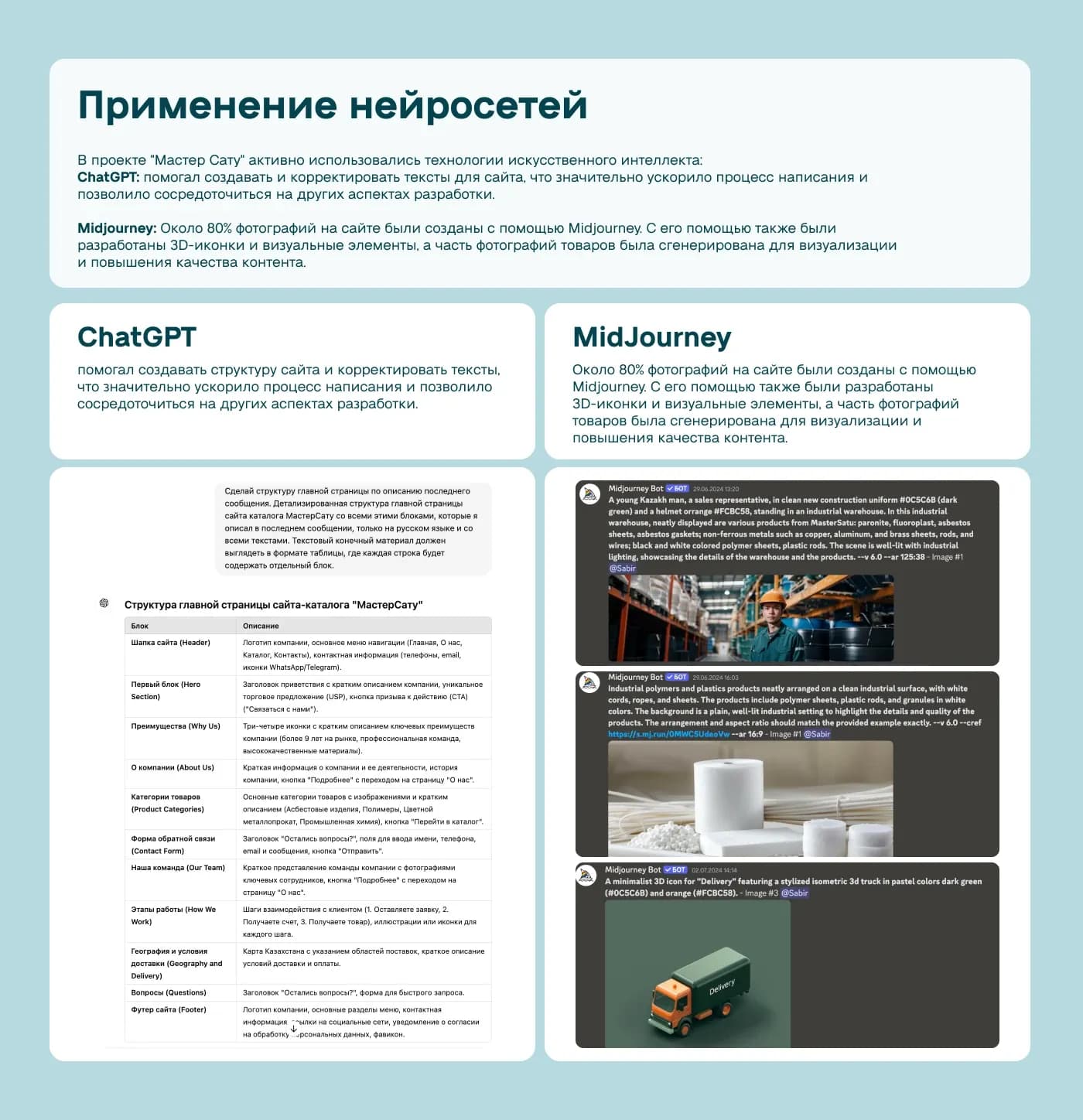 Мастер Сату — сайт-каталог B2B — слайд 11
